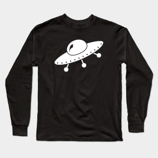 UFO - I want to believe - White version Long Sleeve T-Shirt